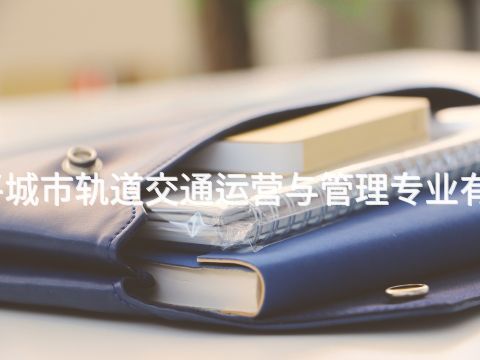 开平城市轨道交通运营与管理专业有用吗(图1)
